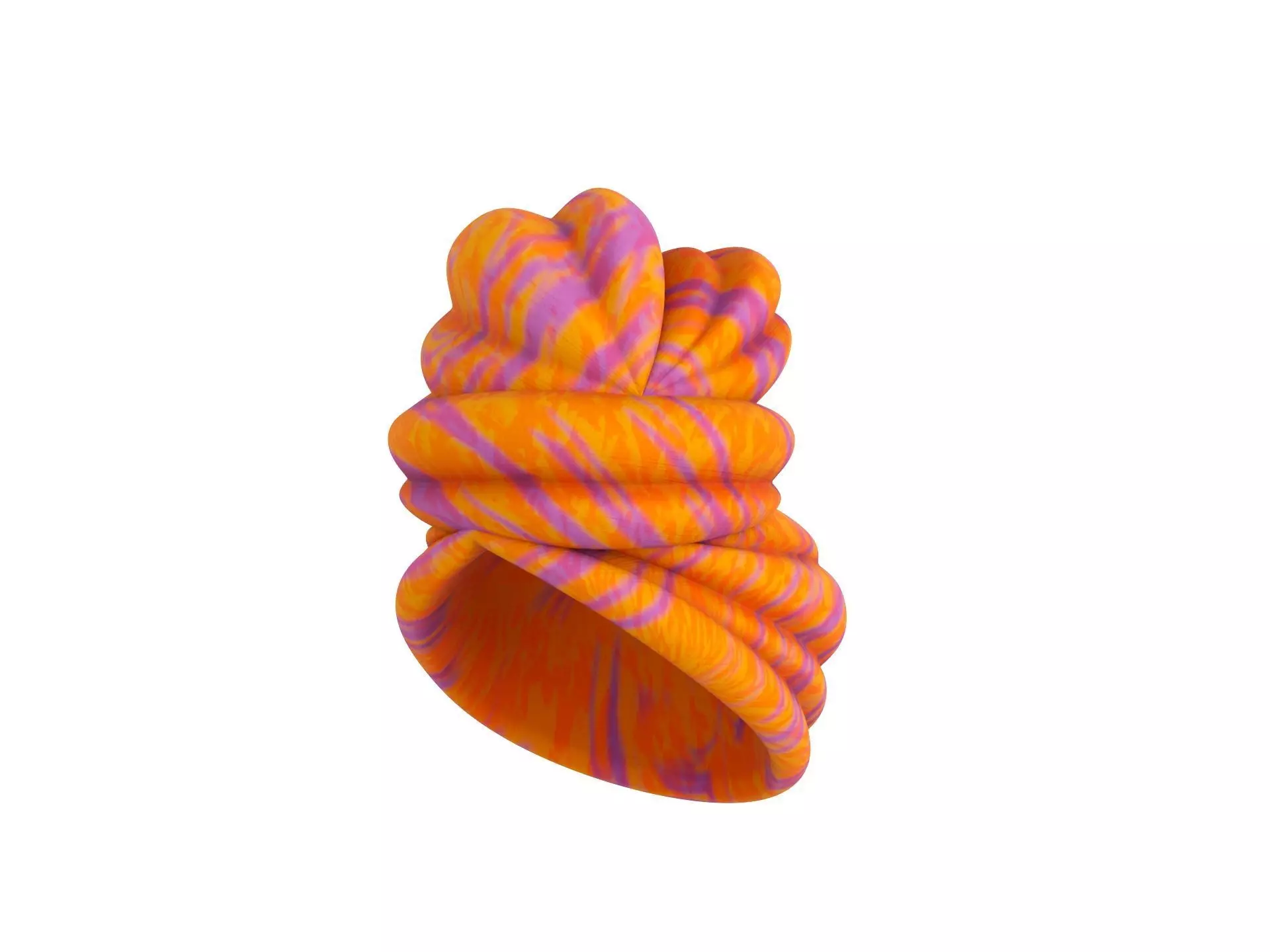 Lady Turban 3D model