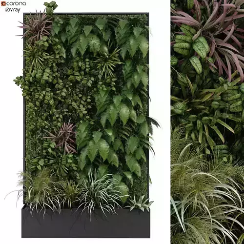 Greenwall set 174 3D model
