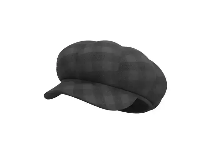 Newsboy Cap 3D model