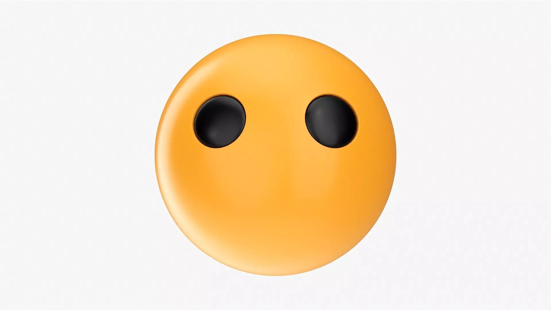 Emoji 062 Without mouth Free 3D model