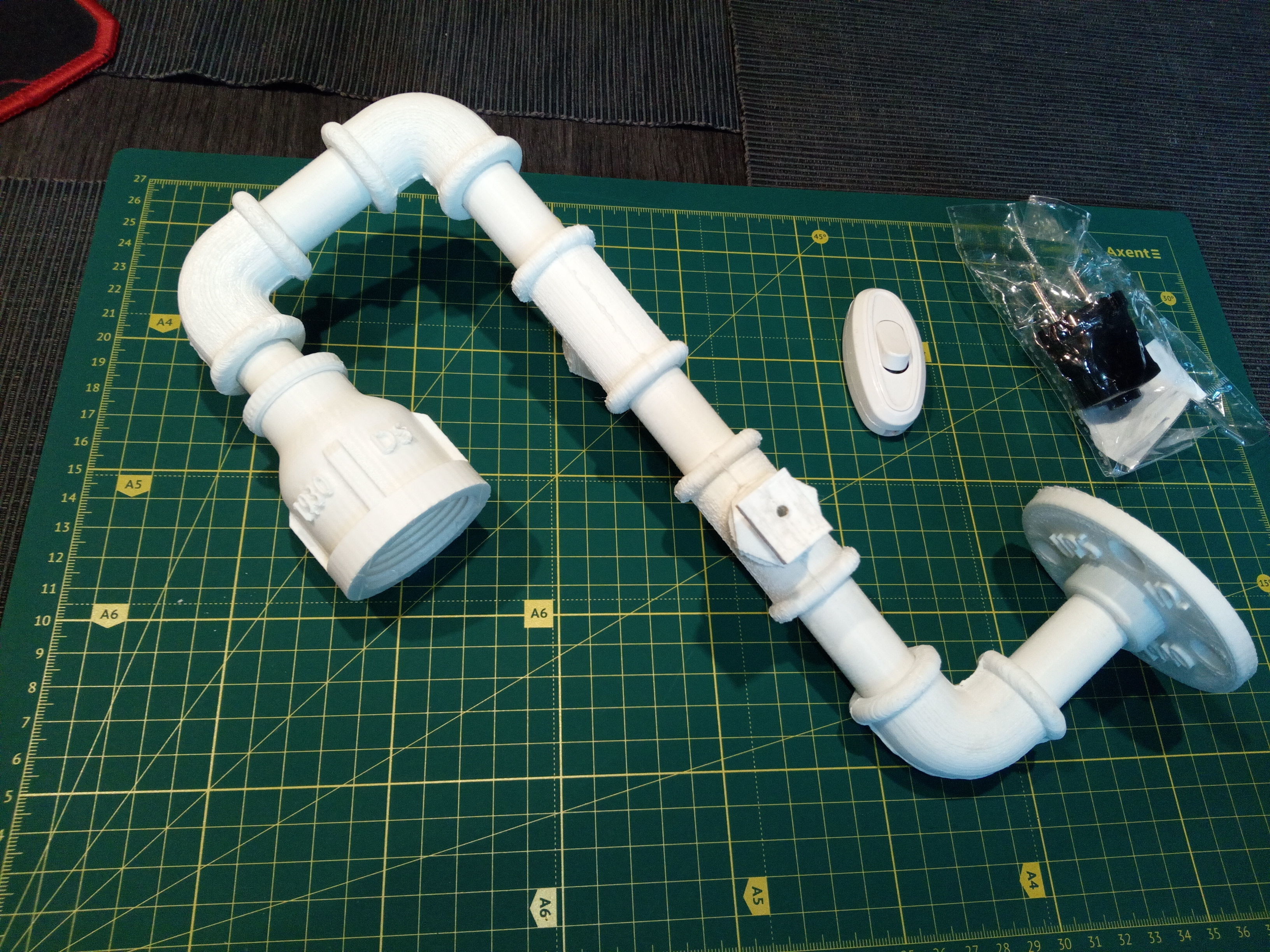 Loft sconce 3D print model_3