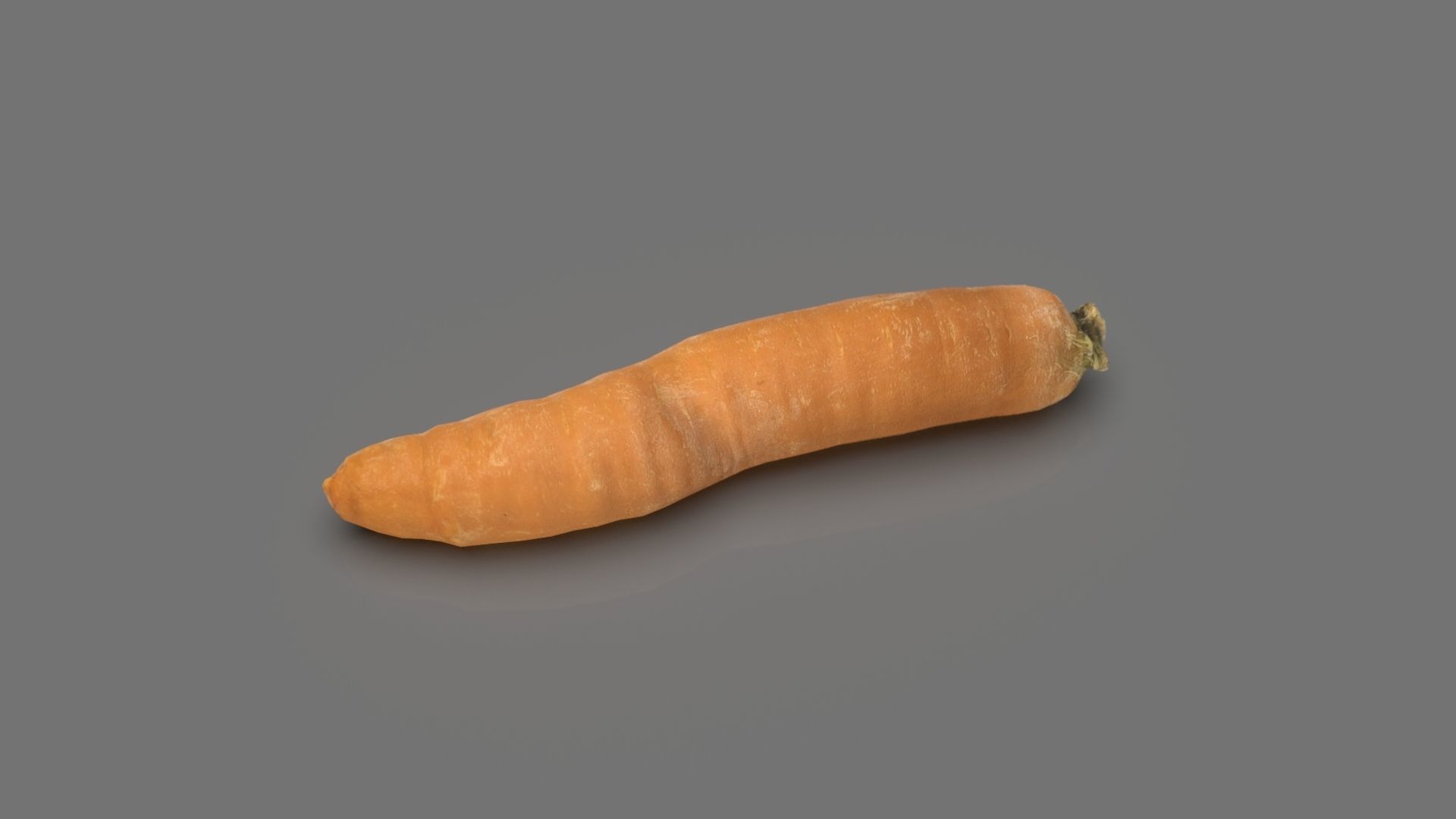 Carrot Low-poly 3D model_13