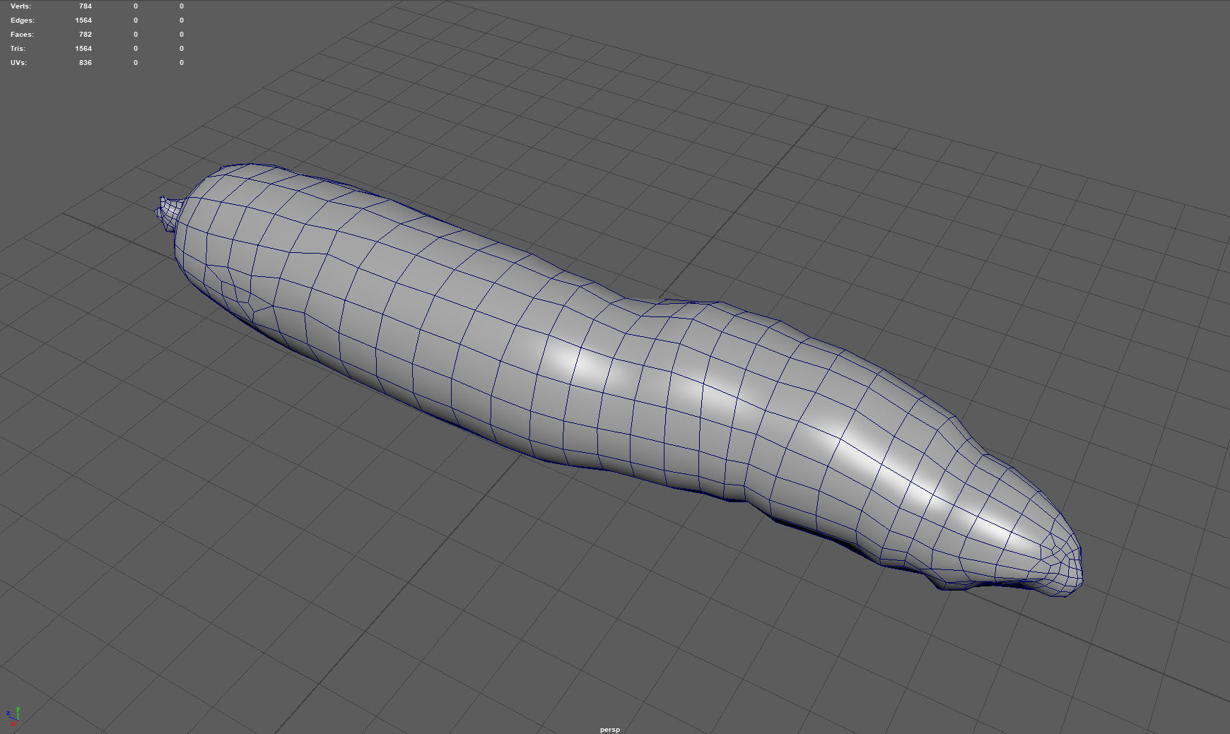 Carrot Low-poly 3D model_5