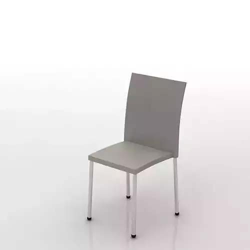 Gray Steel Chair