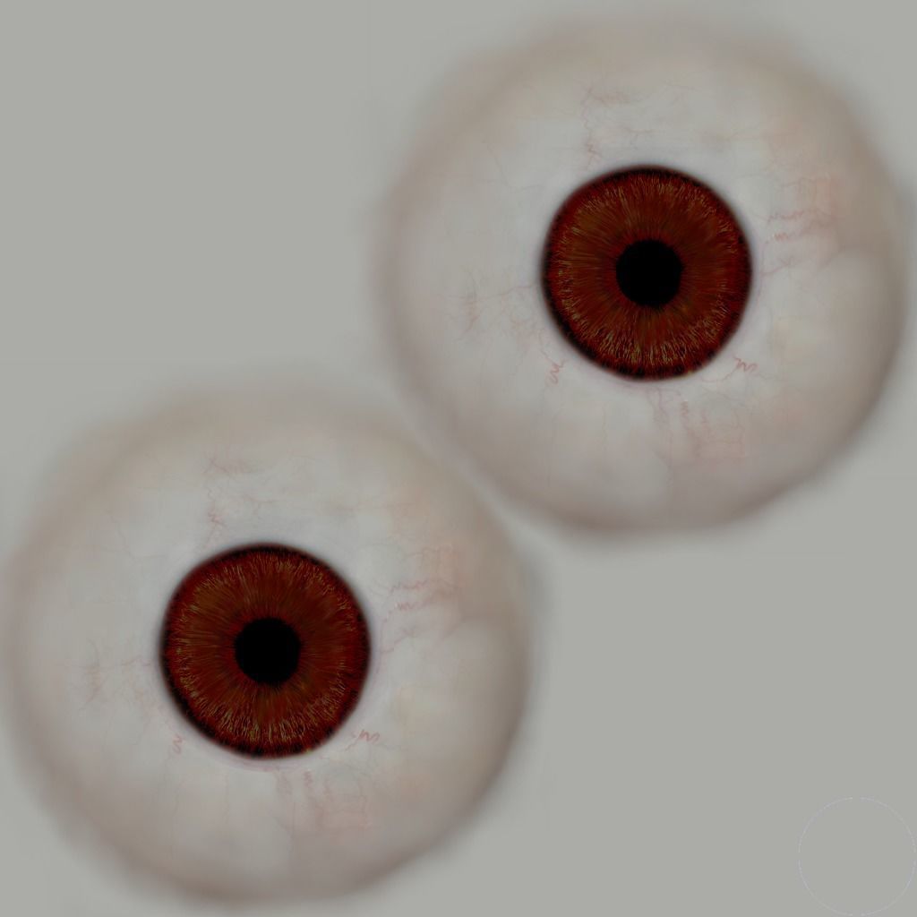 Afro Woman rigged Low-poly 3D model_13