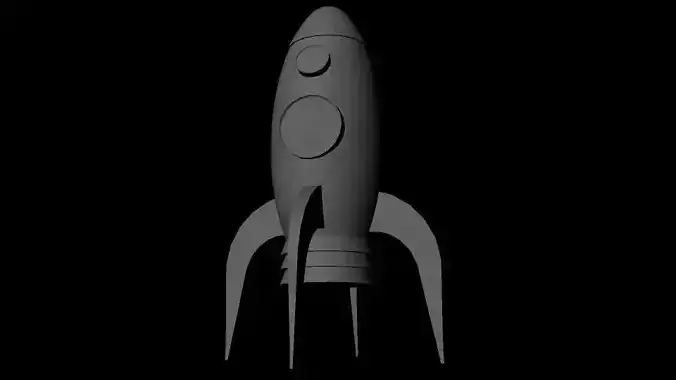 Rocket 3d model ship 3D model