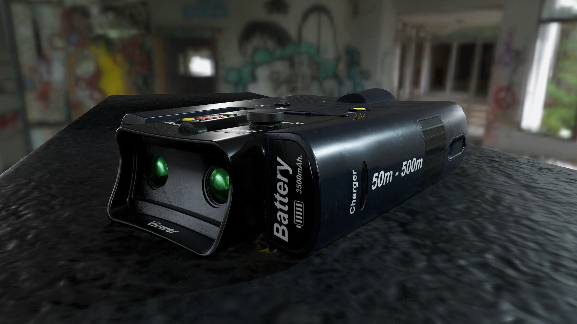 Digital Binoculars 3D model_7