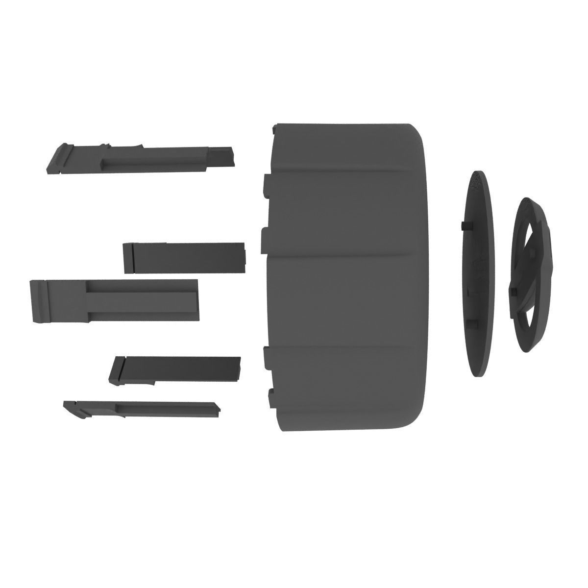 Nissan 40342VC310 Hub Center Cap 3D print model_11