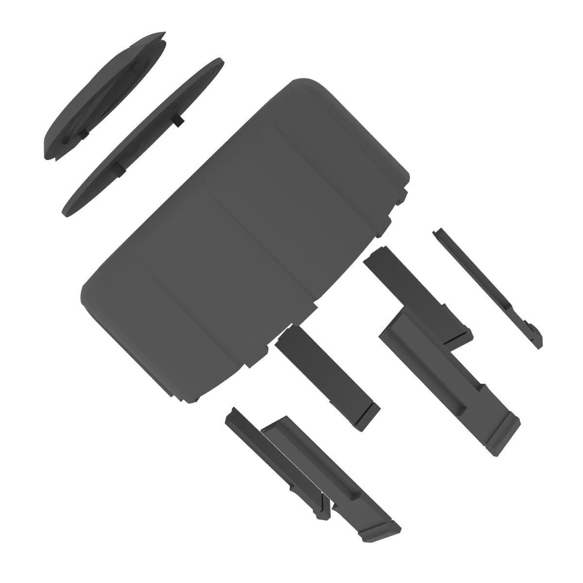 Nissan 40342VC310 Hub Center Cap 3D print model_9