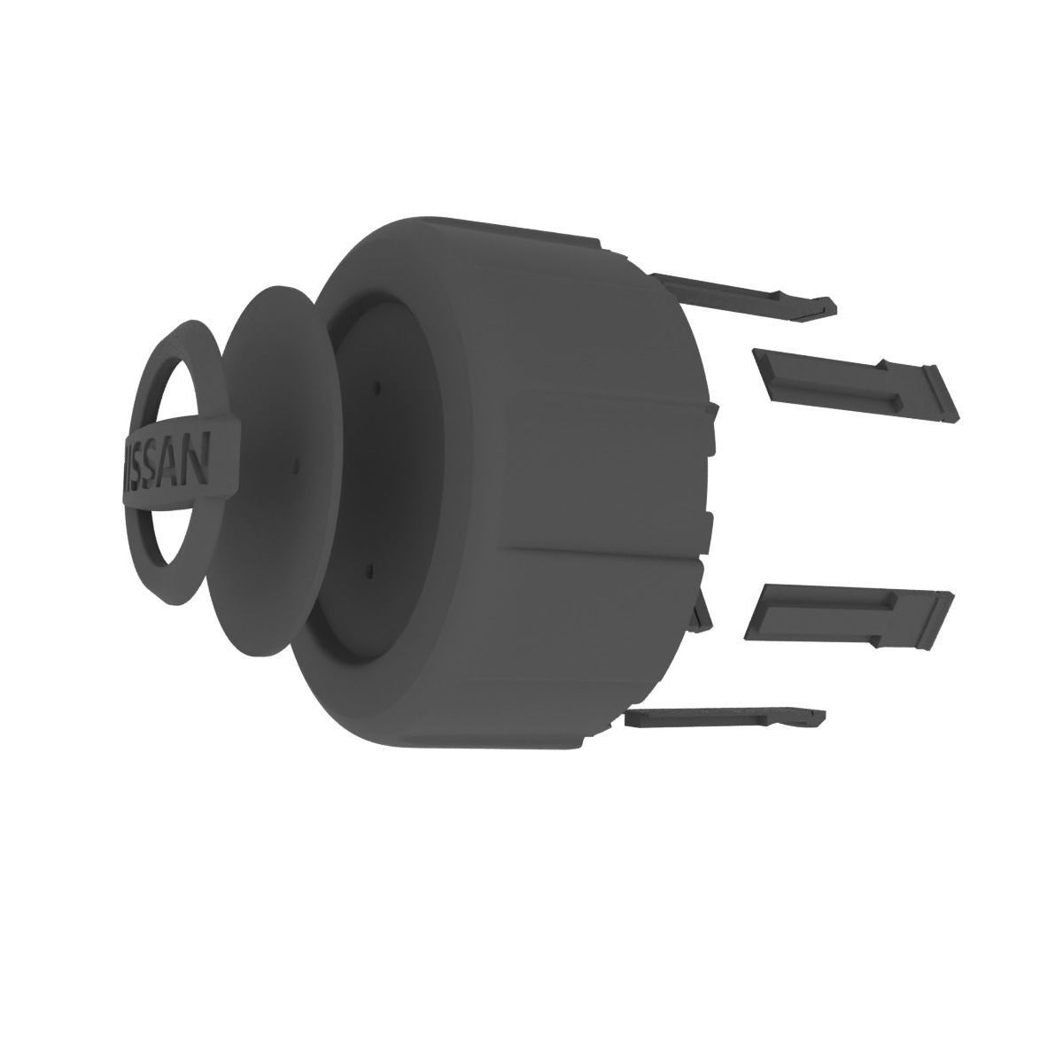 Nissan 40342VC310 Hub Center Cap 3D print model_7