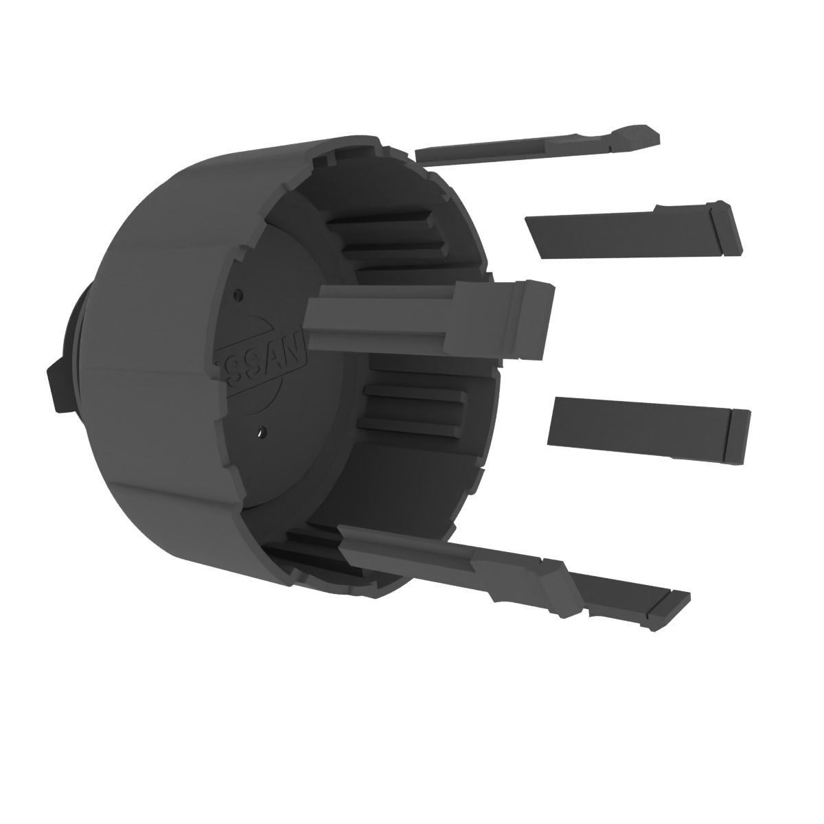 Nissan 40342VC310 Hub Center Cap 3D print model_8