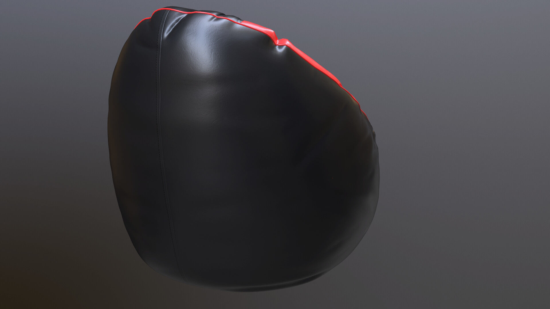 Beanbag bean bag chair 3D model_5