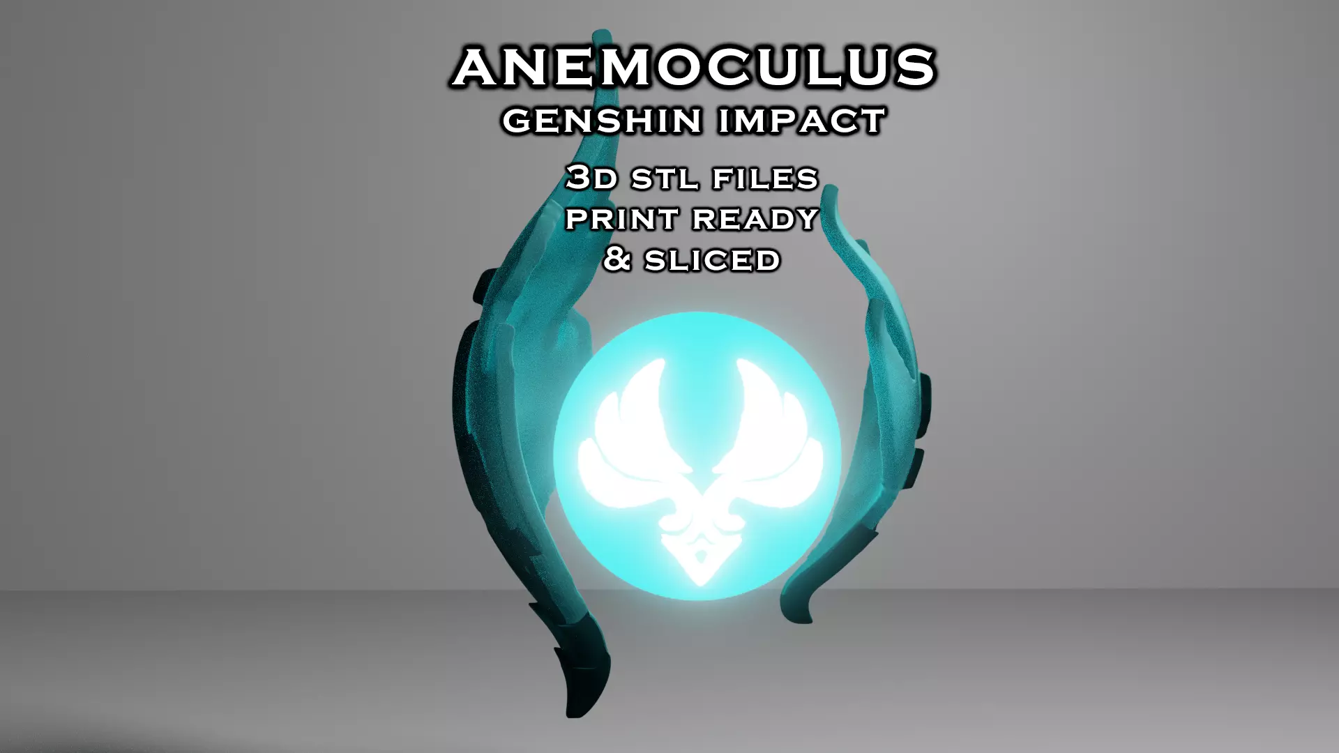 Anemoculus Genshin Impact With LED slots 3D Print Ready 3D print model_0