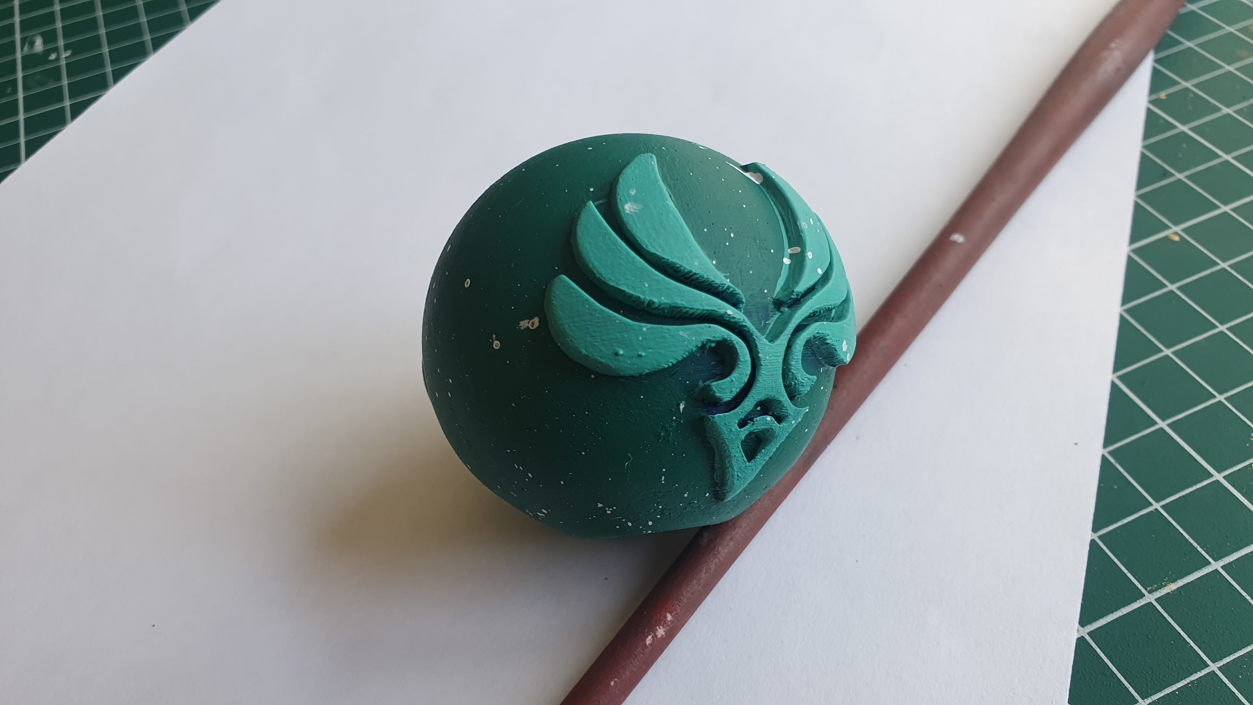 Anemoculus Genshin Impact With LED slots 3D Print Ready 3D print model_3