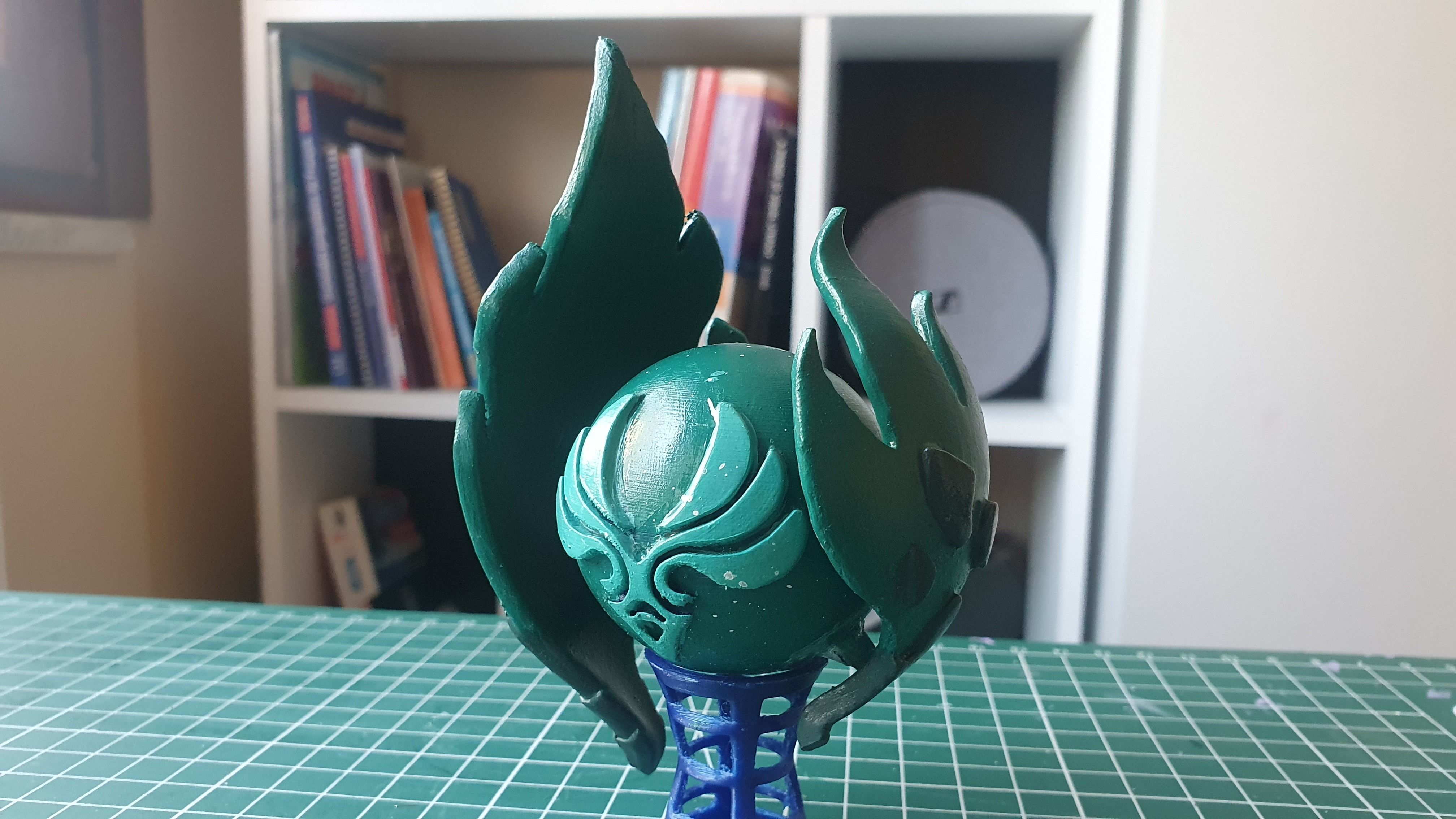 Anemoculus Genshin Impact With LED slots 3D Print Ready 3D print model_2