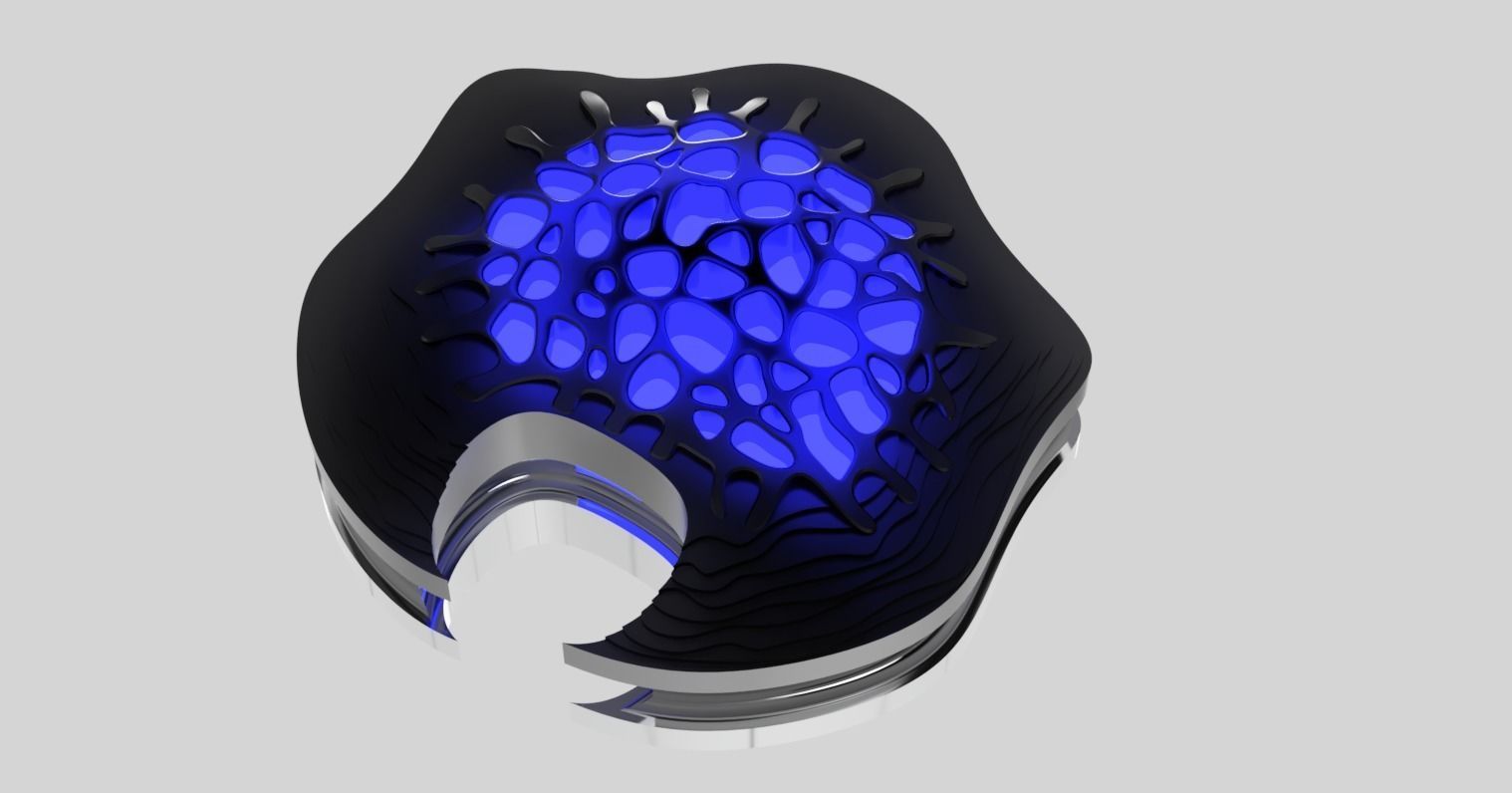 Cortical Stack 3D print model_3