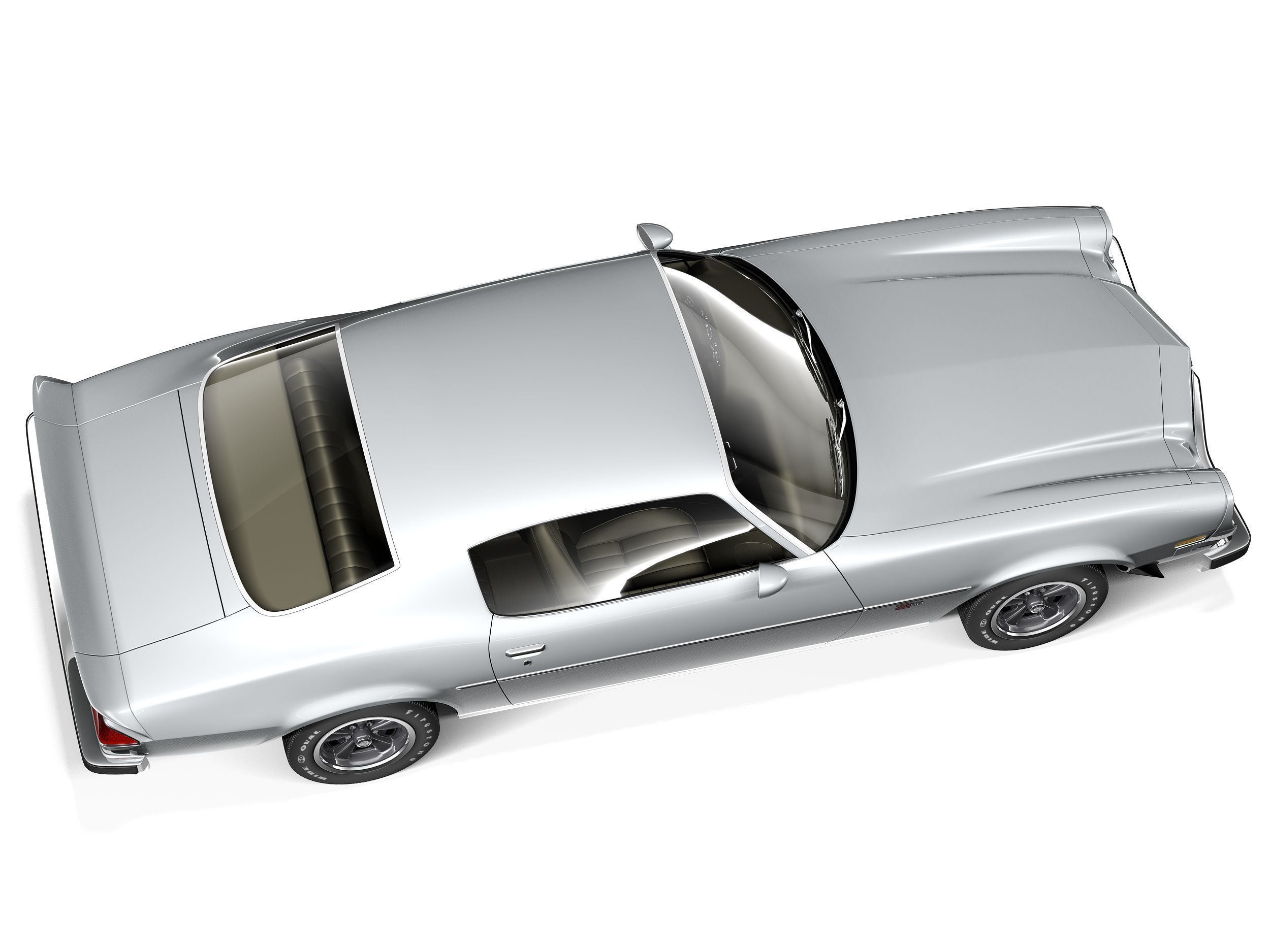 Chevrolet Camaro 1974 3D model_7