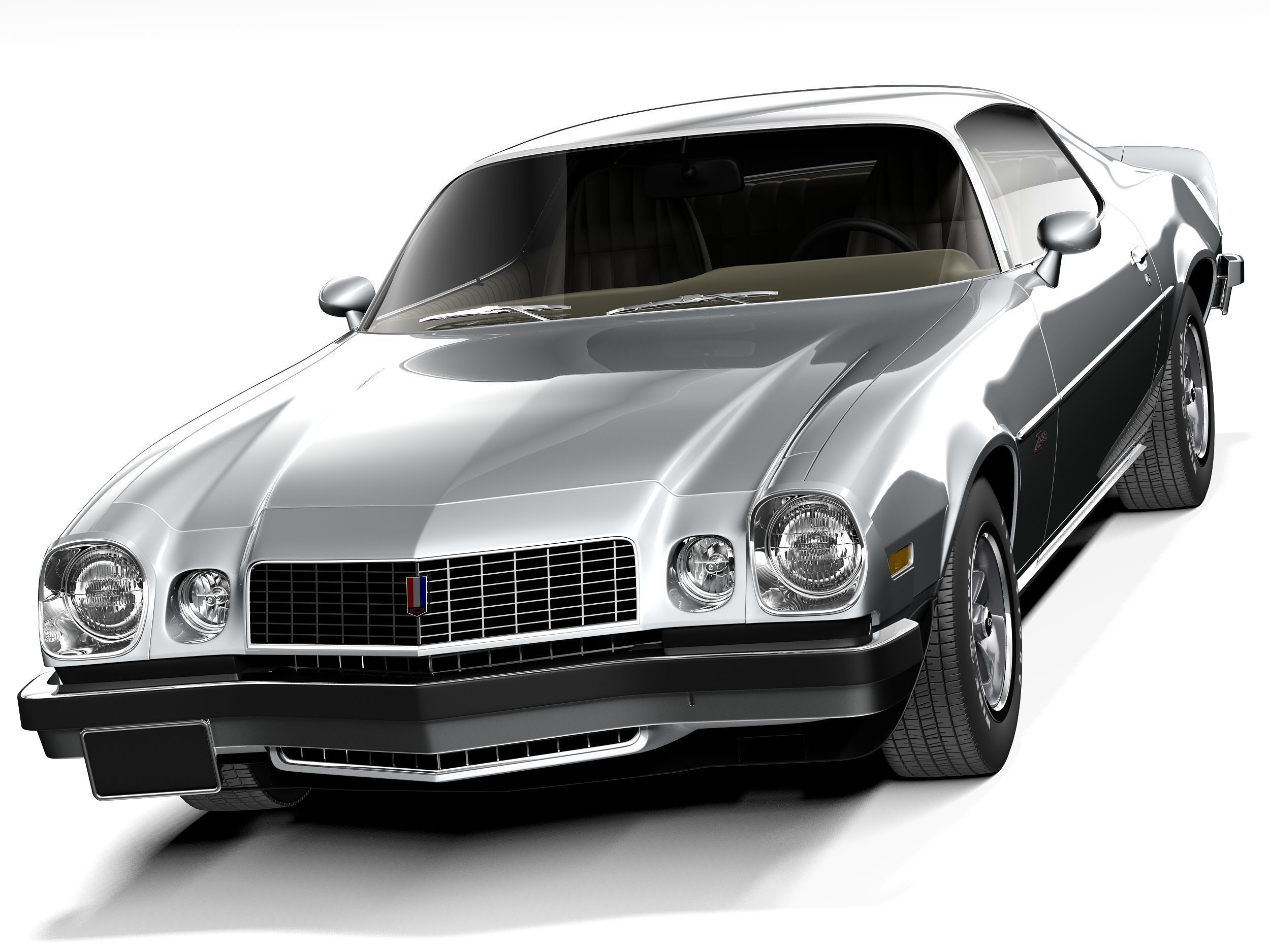 Chevrolet Camaro 1974 3D model_1