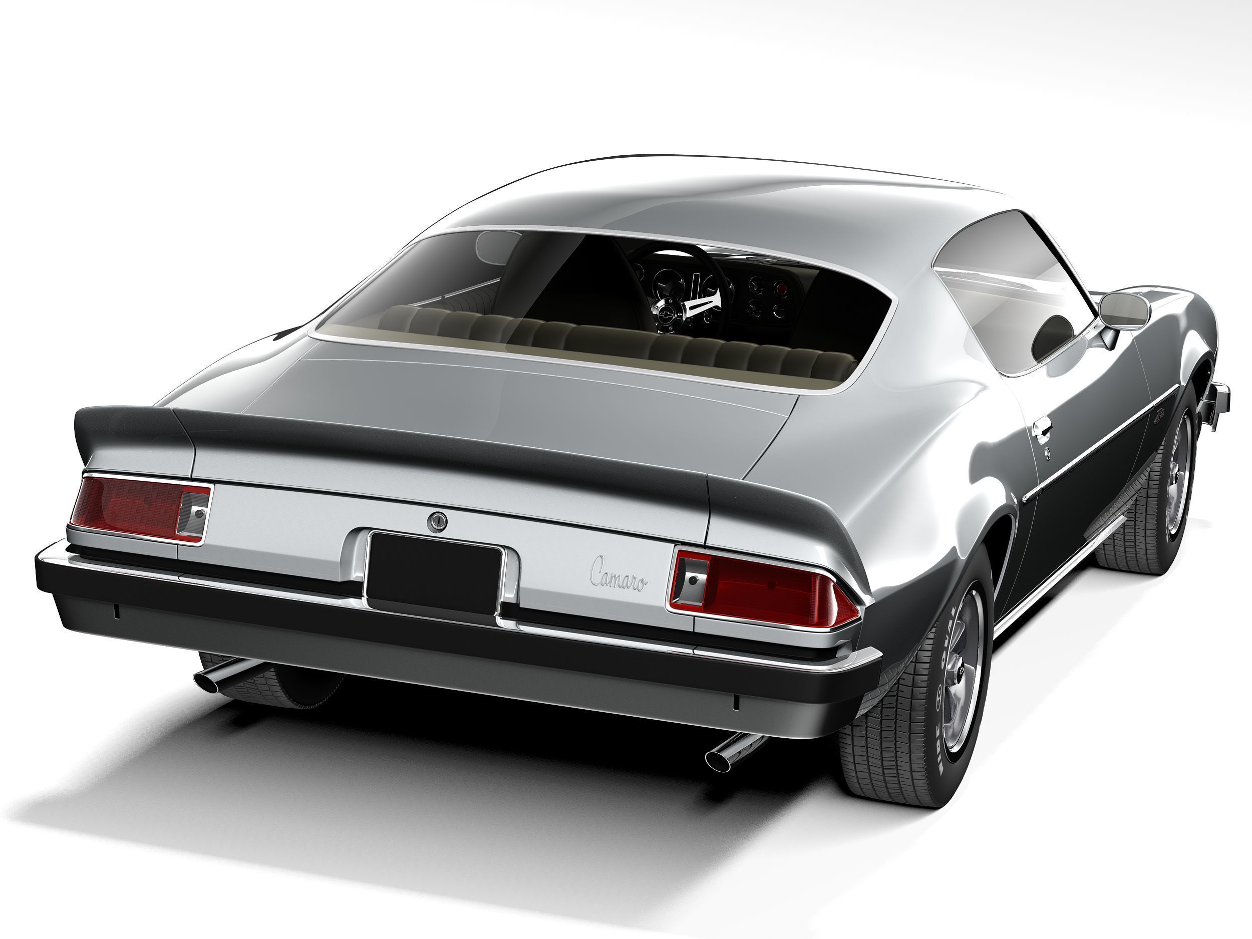 Chevrolet Camaro 1974 3D model_5
