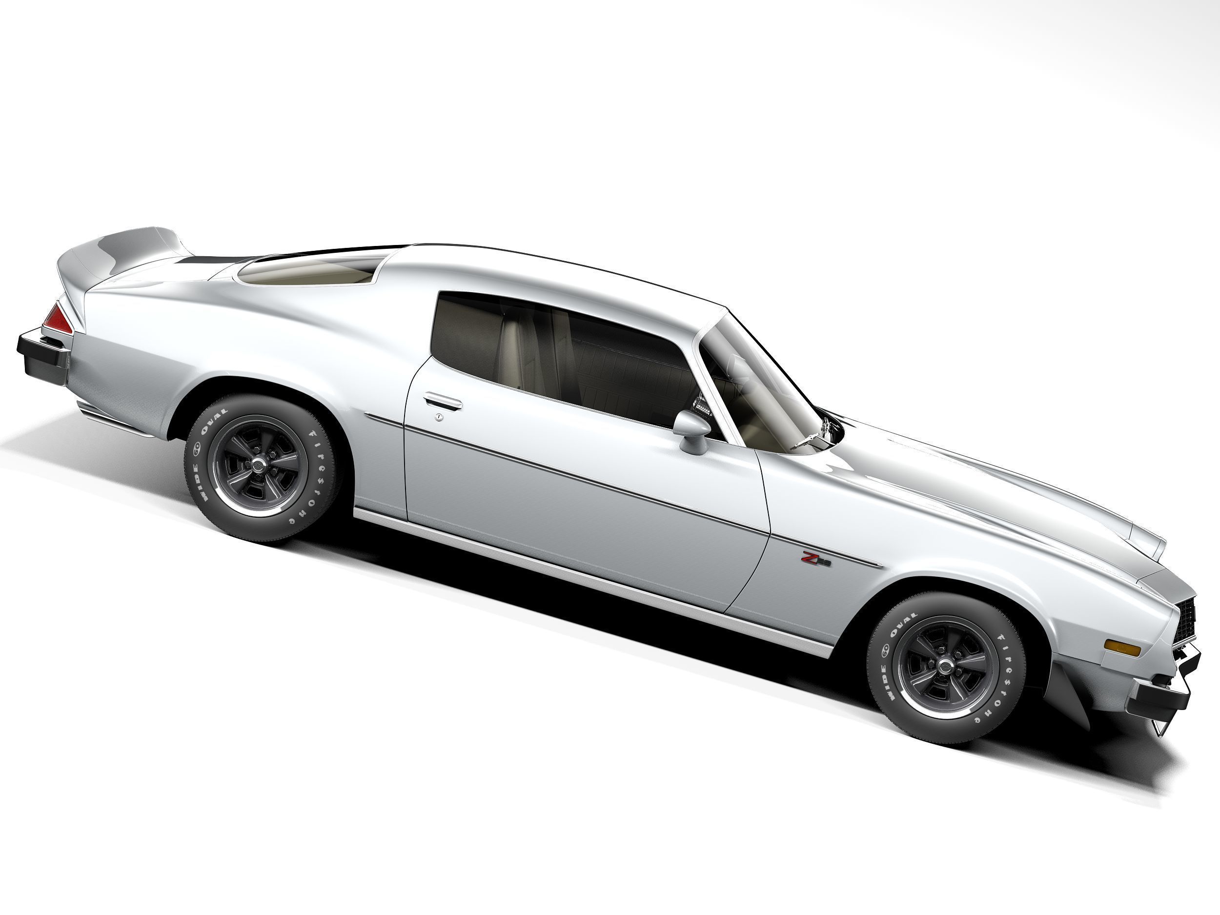 Chevrolet Camaro 1974 3D model_6