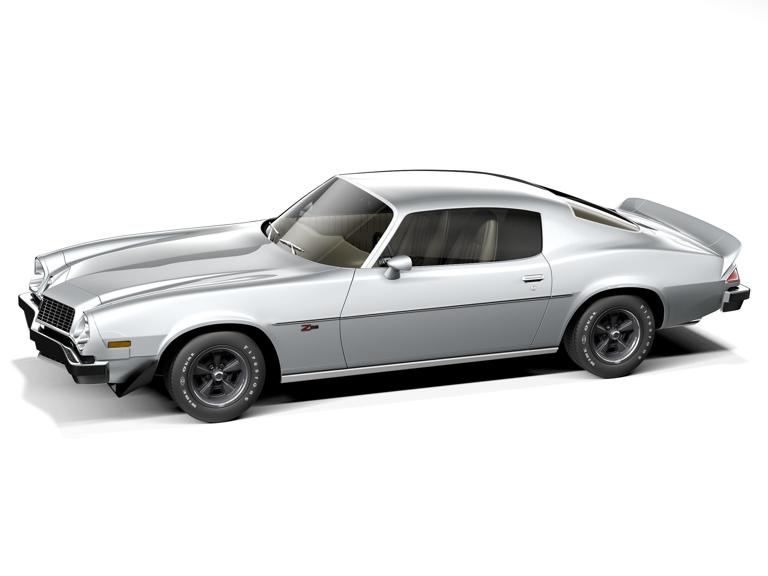 Chevrolet Camaro 1974 3D model_11