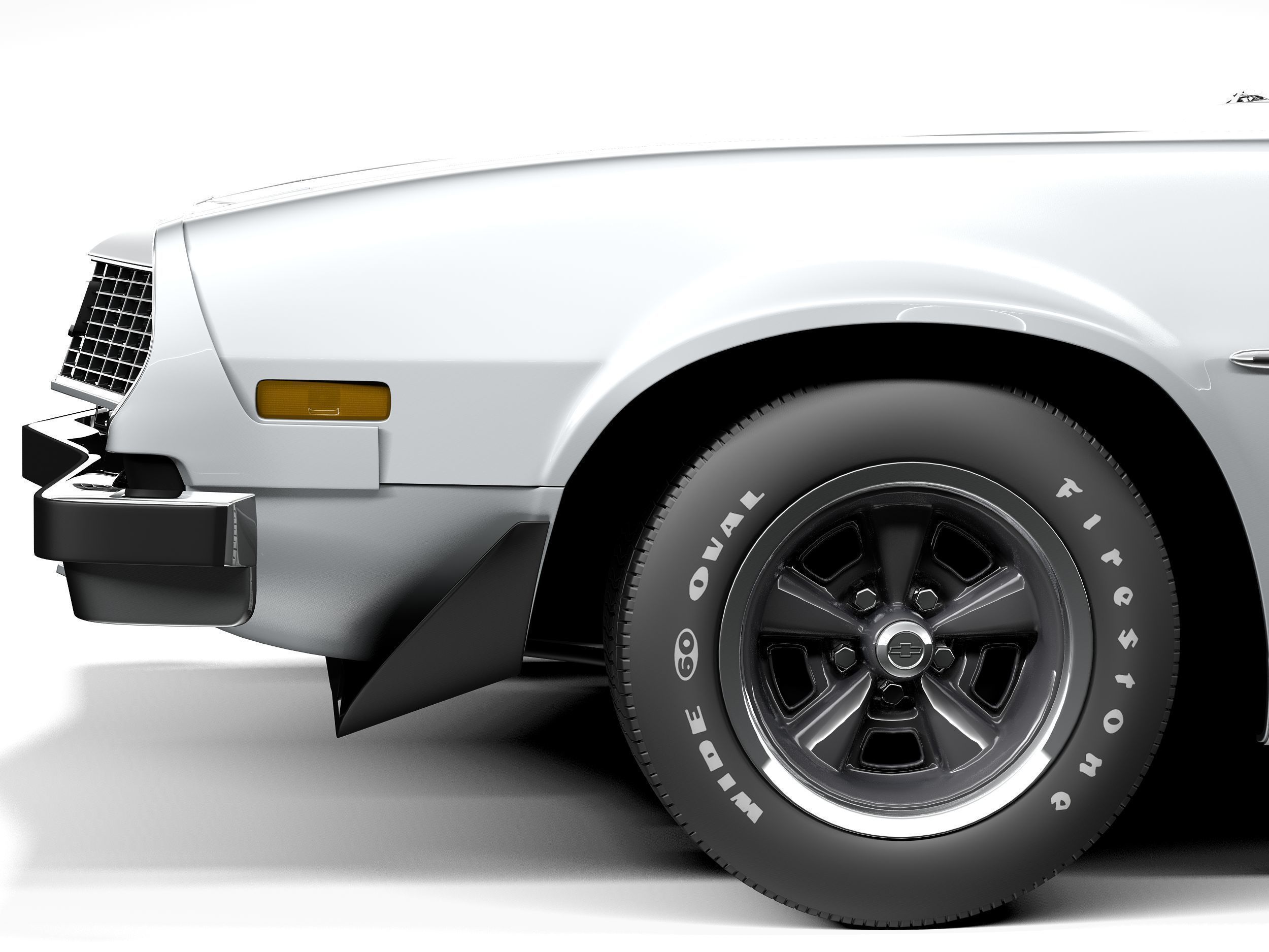 Chevrolet Camaro 1974 3D model_10