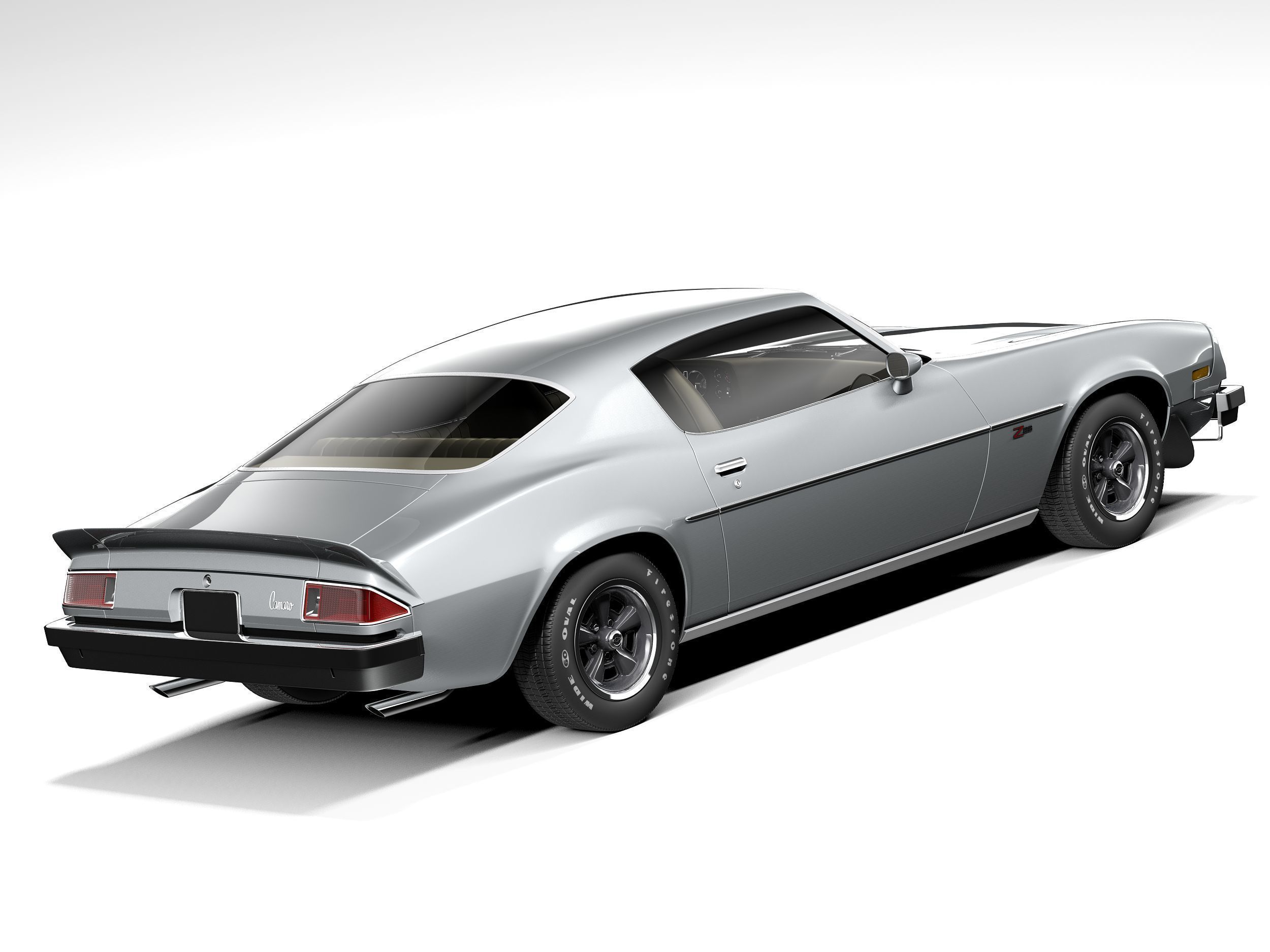 Chevrolet Camaro 1974 3D model_4