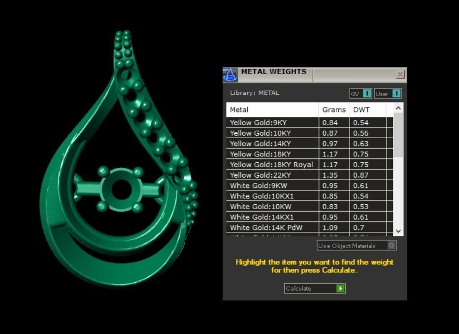 Pendant P028 3D Print Model 3D print model_5