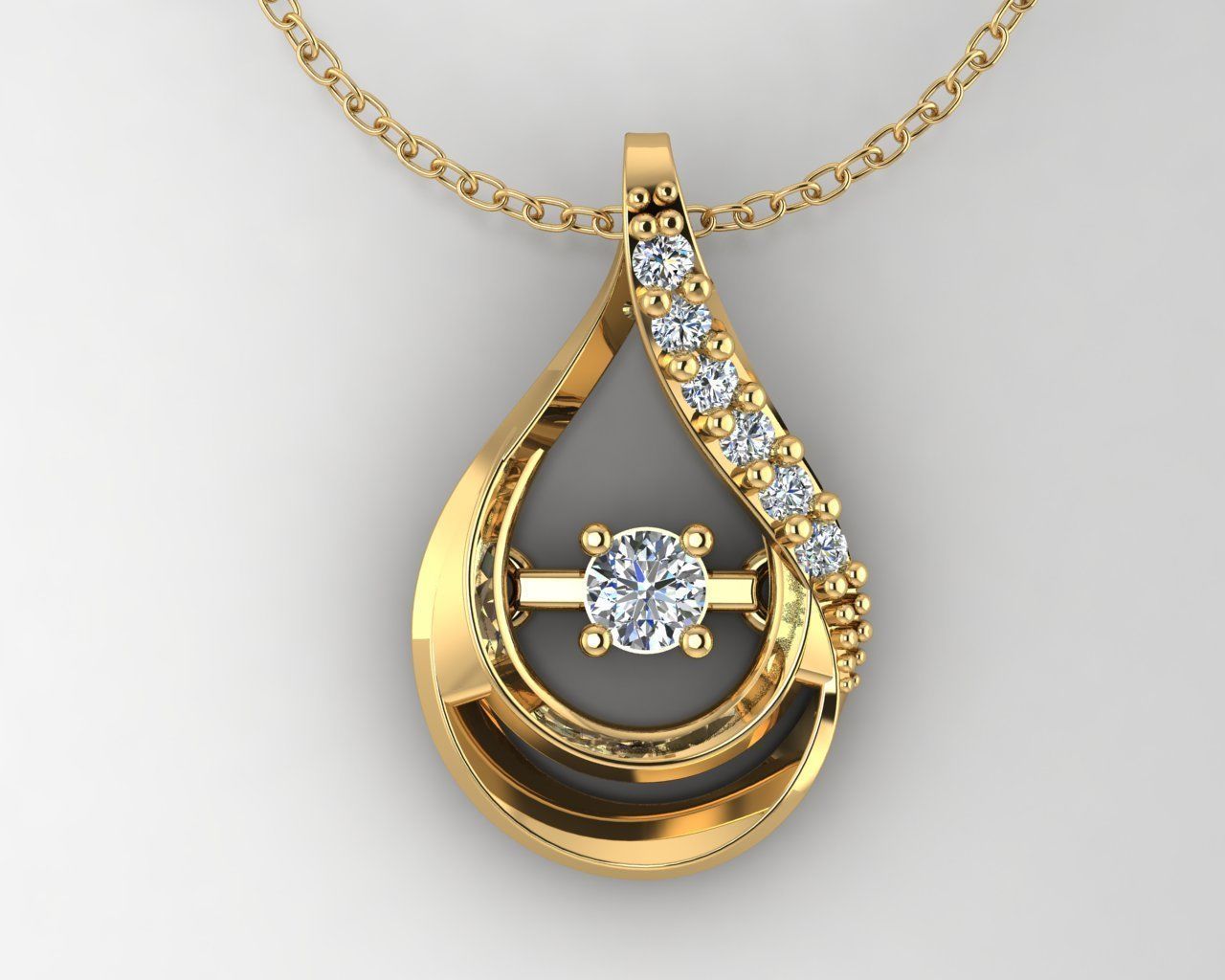 Pendant P028 3D Print Model 3D print model_1