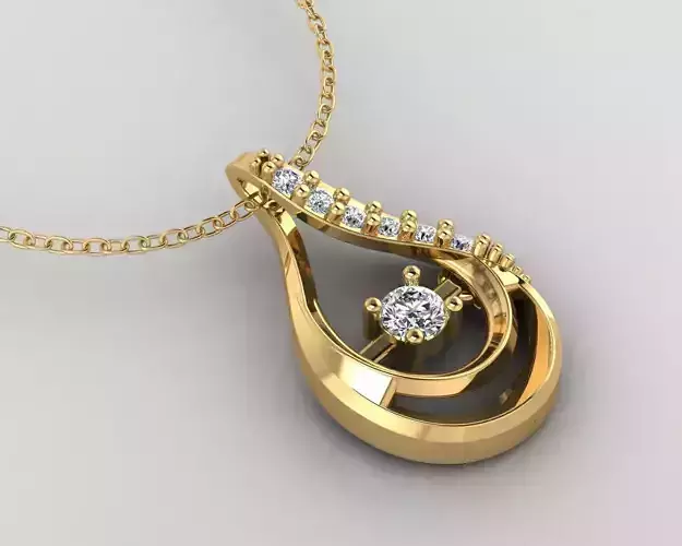 Pendant P028 3D Print Model 3D print model