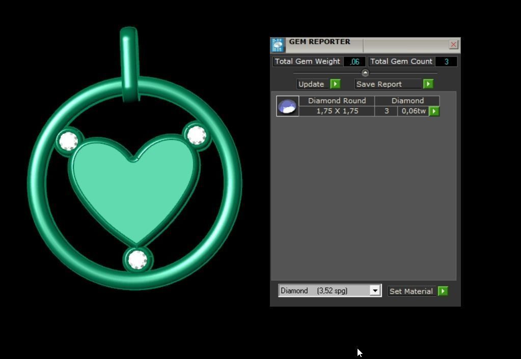 Pendant P029 3D Print Model 3D print model_2