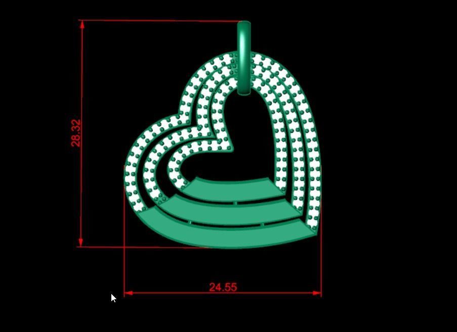 Pendant P030 3D Print Model 3D print model_4