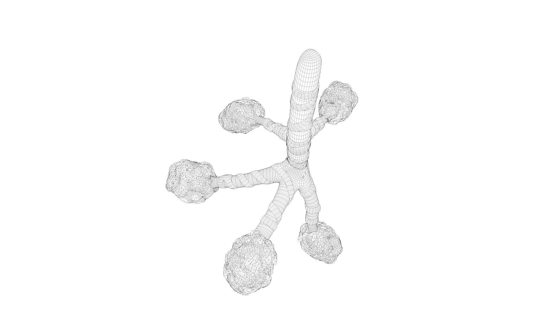 Human Bronchi Alveoli 3D model_13