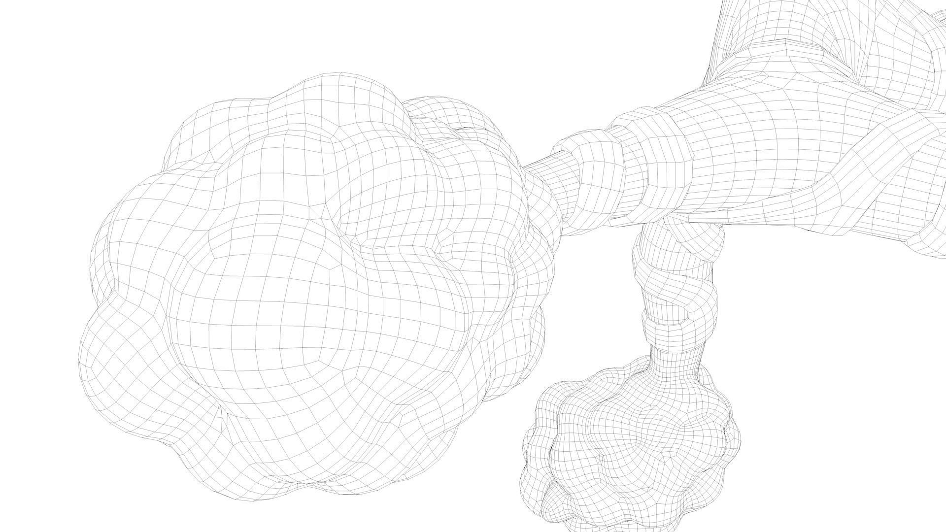 Human Bronchi Alveoli 3D model_18