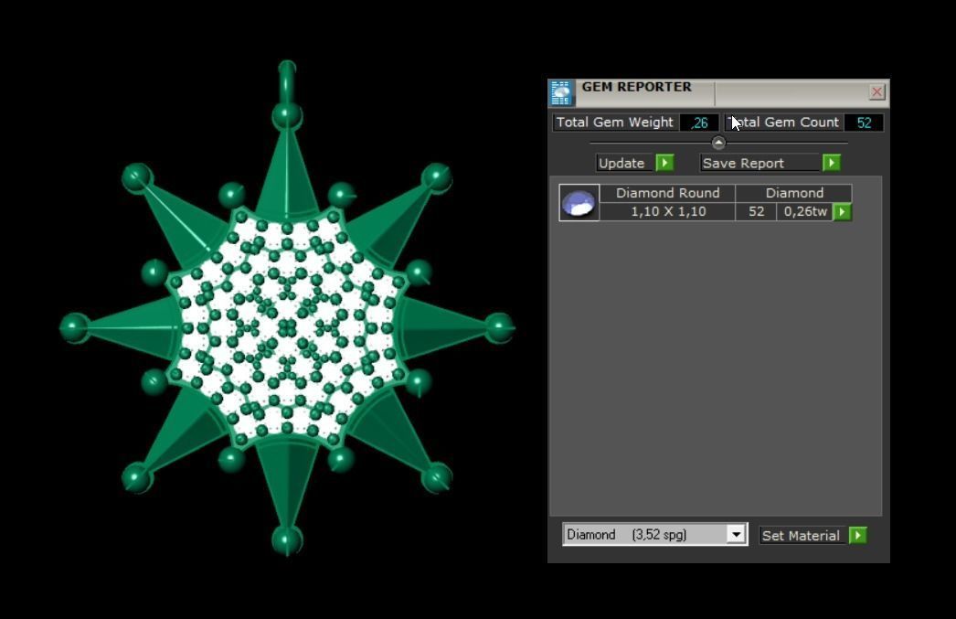  Pendant P031 3D Print Model 3D print model_3