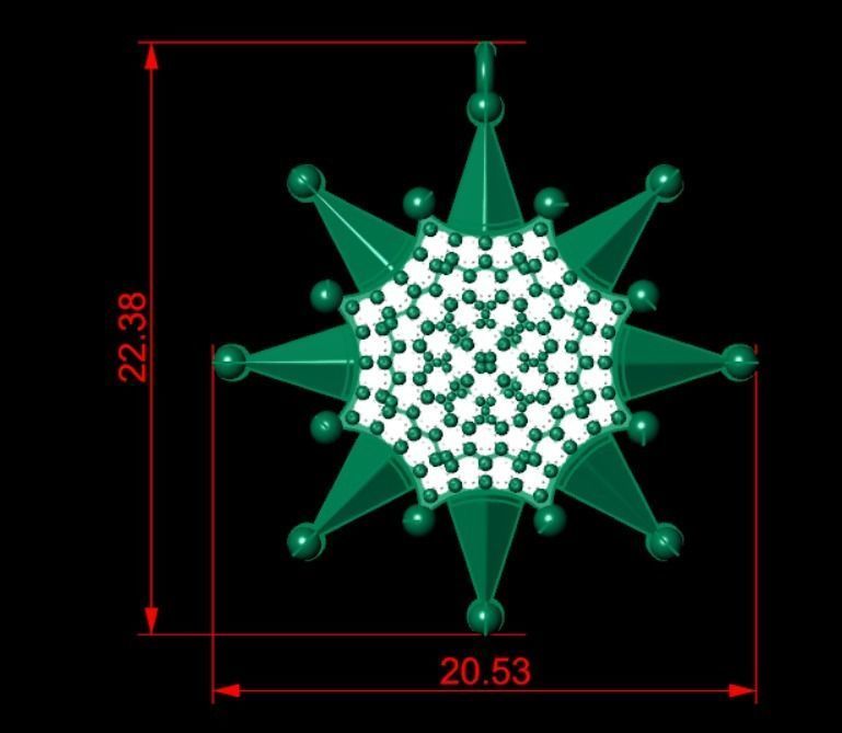  Pendant P031 3D Print Model 3D print model_4