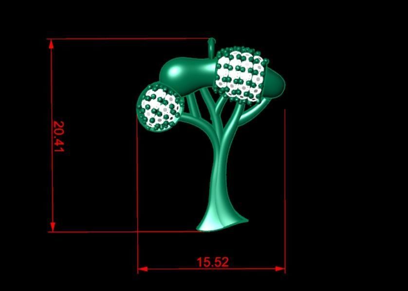 Pendant P032 3D Print Model 3D print model_4