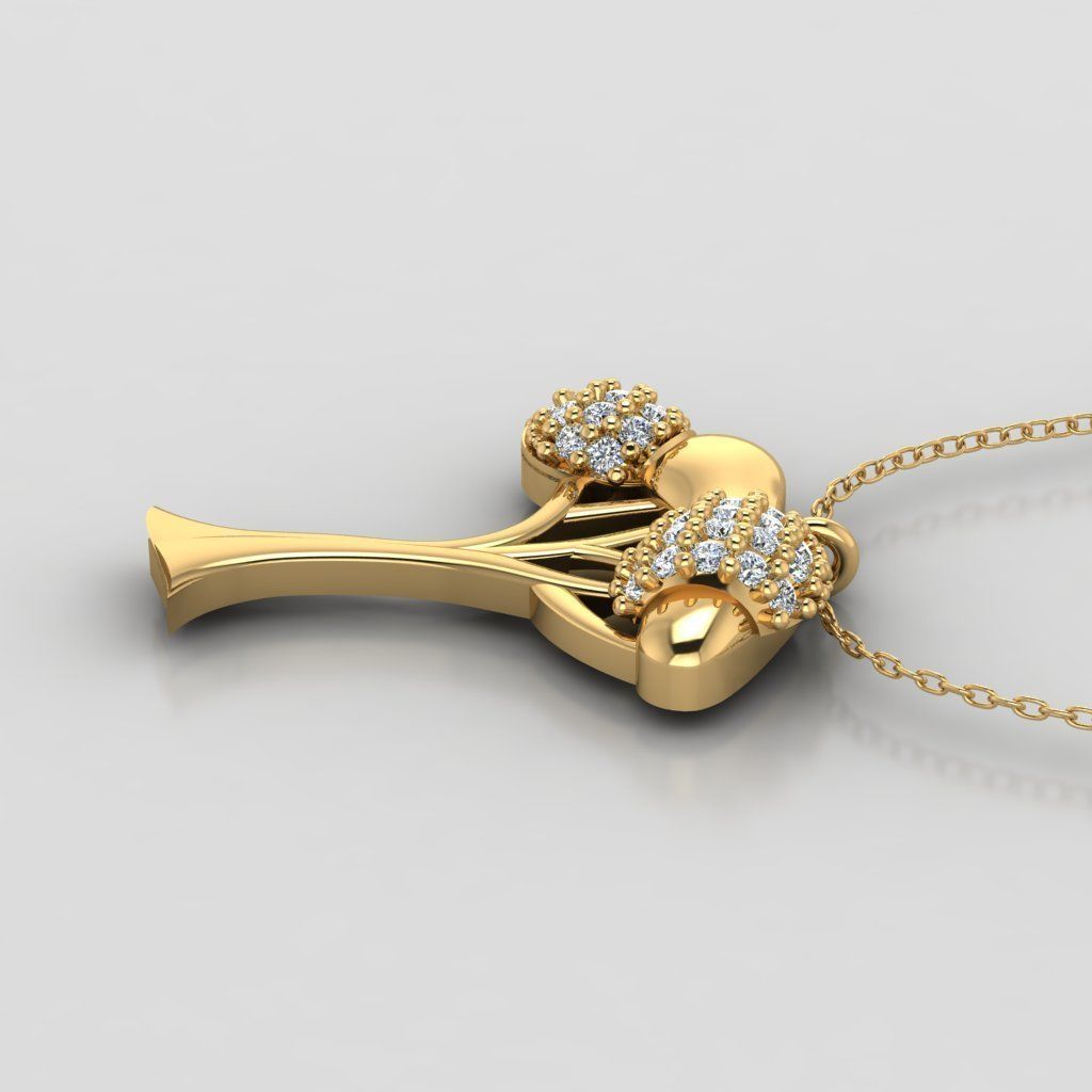 Pendant P032 3D Print Model 3D print model_2