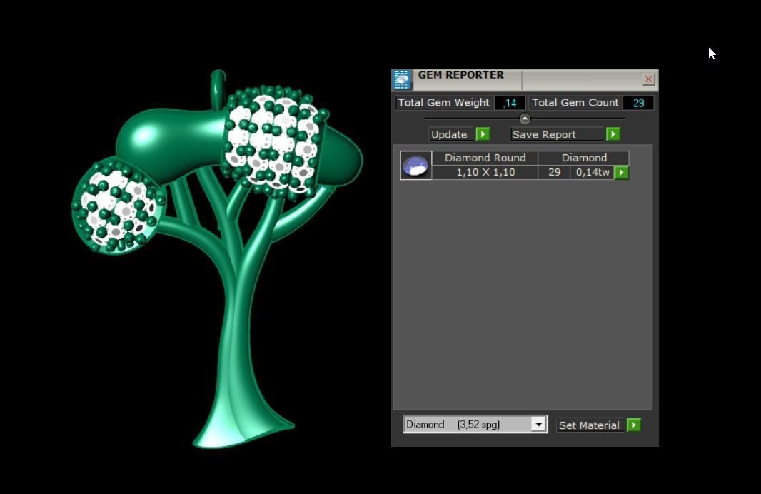 Pendant P032 3D Print Model 3D print model_3