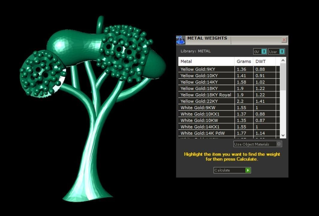 Pendant P032 3D Print Model 3D print model_5