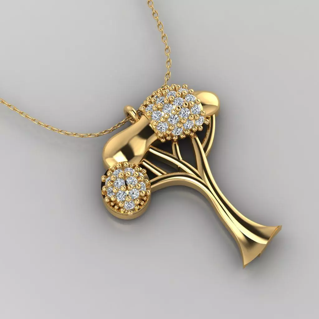 Pendant P032 3D Print Model 3D print model_0