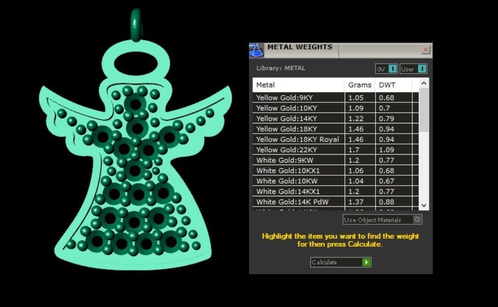  Pendant P033 3D Print Model 3D print model_5