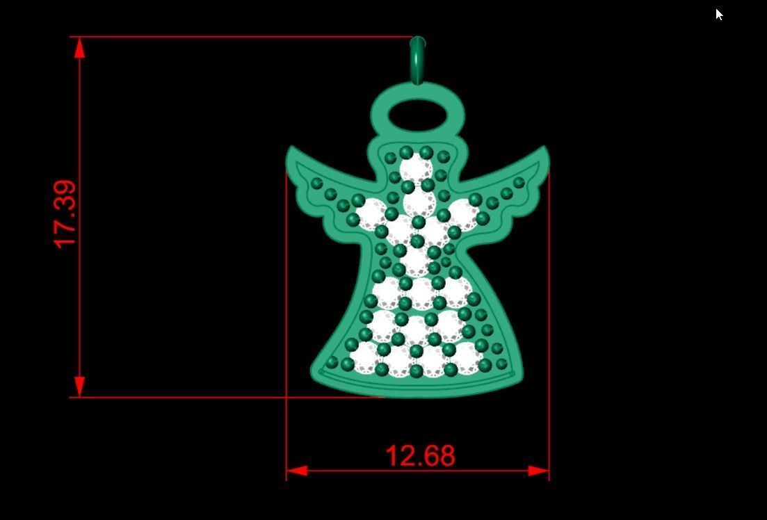  Pendant P033 3D Print Model 3D print model_4