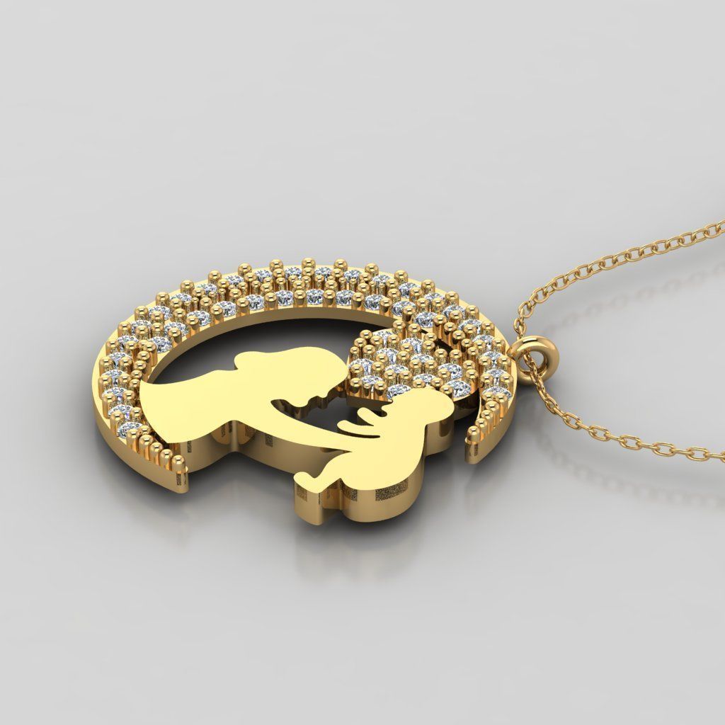 Pendant P034 3D Print Model 3D print model_2