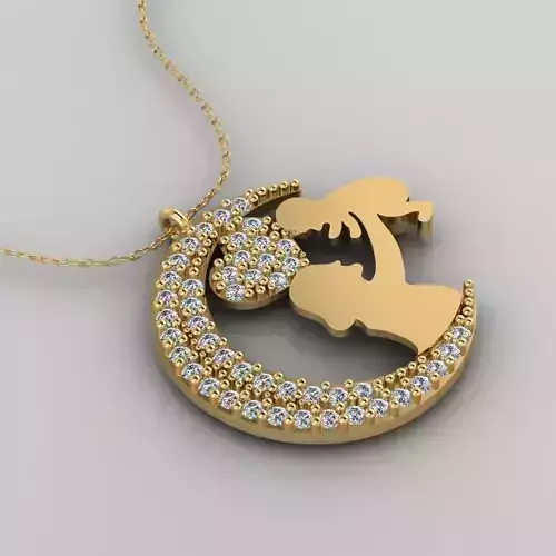 Pendant P034 3D Print Model 3D print model