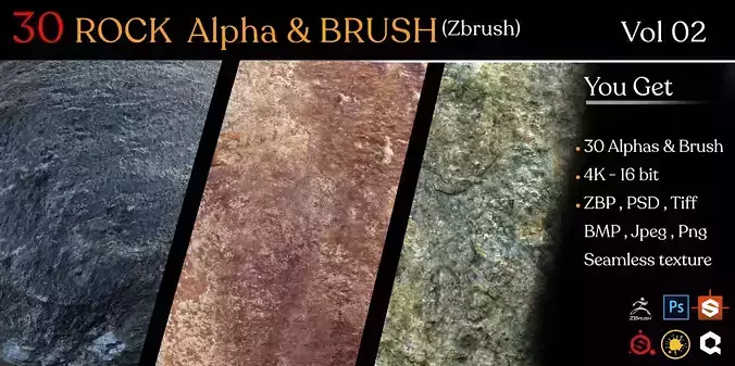 ROCK  Alpha and  BRUSH VOL 02