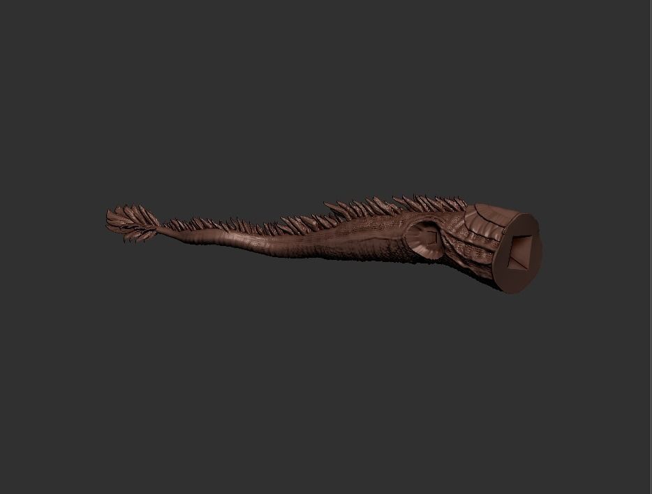 varactyl lizard 3D print model_14
