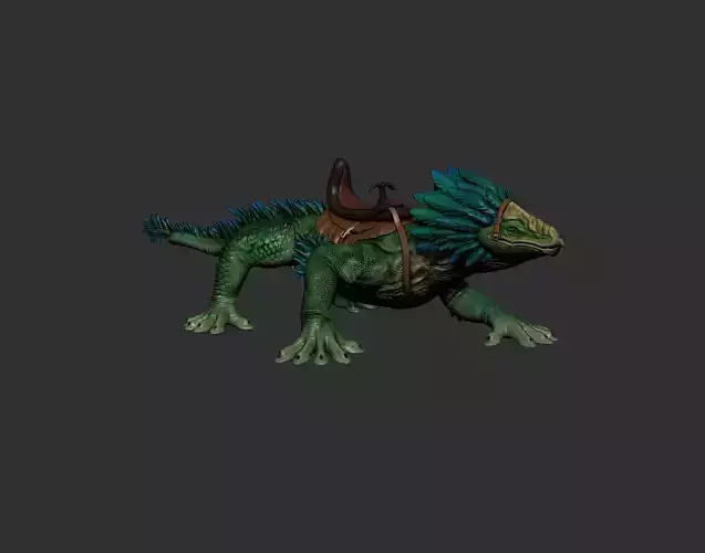 varactyl lizard 3D print model