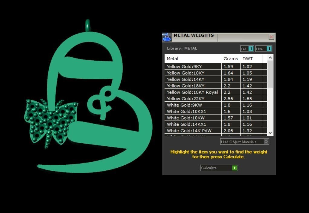  Pendant P035 3D Print Model 3D print model_5