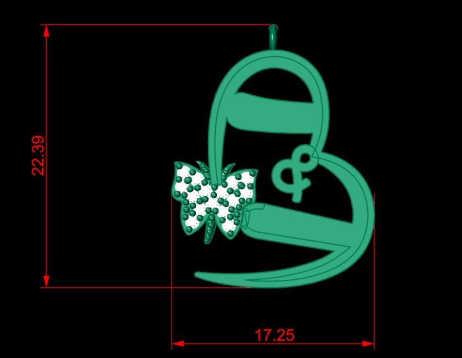  Pendant P035 3D Print Model 3D print model_4